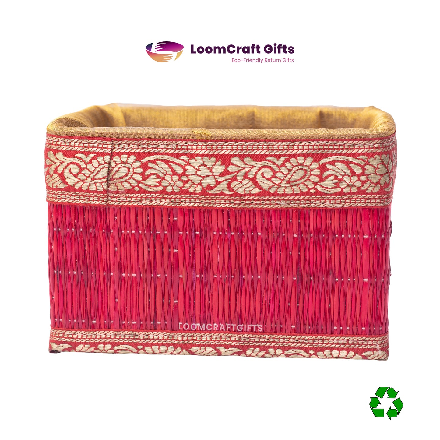 River Grass (Korai) Potli Box – Assorted Colours | Eco-Friendly Handcrafted Gift Box | 6x5x4 Inches