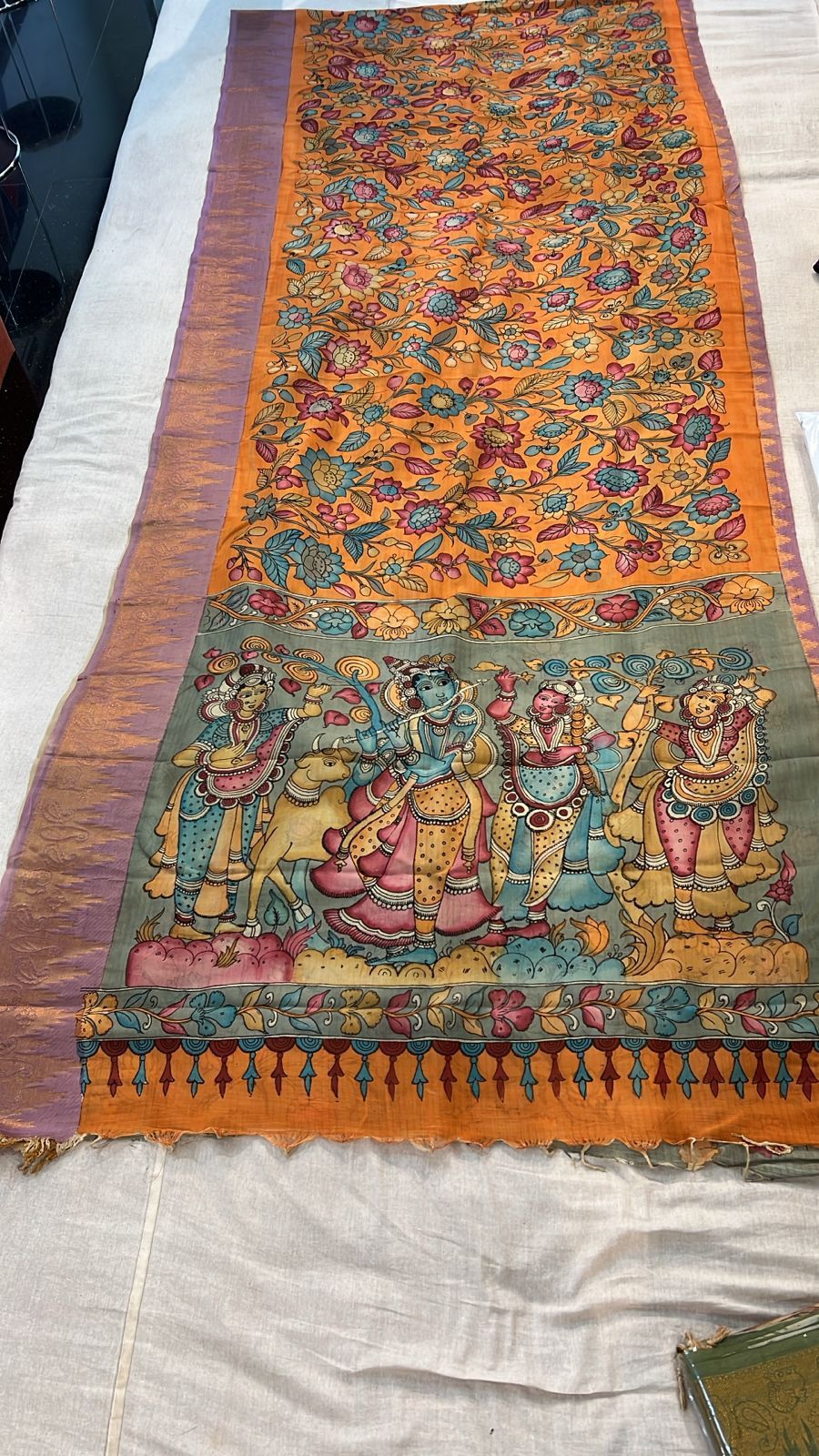 Brindavan Blossom Silk Saree