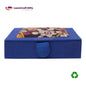 16 Pairs Earrings Organiser Box - Kalamkari & Raw Silk | Eco-Friendly Gift Box | 7x7x1.5 Inches