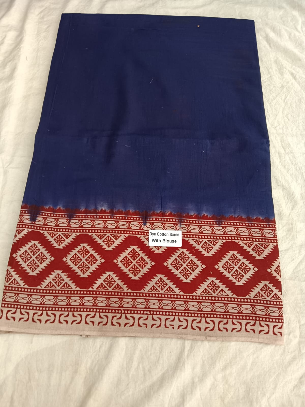 Indigo Weave Cotton Saree