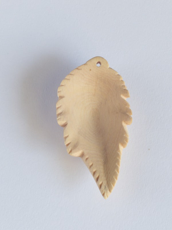 Ivory Leaf Pendant