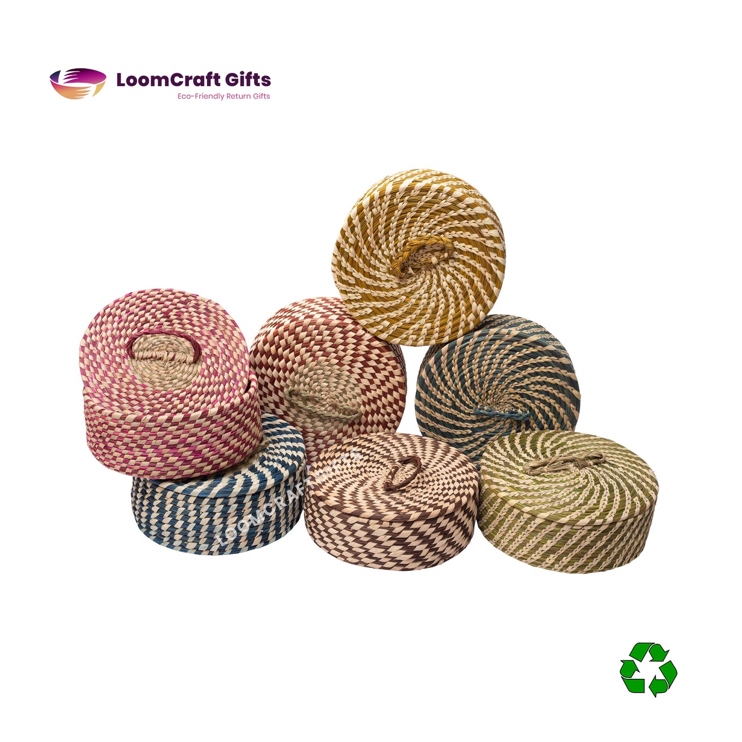 Darbha/Sabai Grass Roti Box – 100% Natural Pulka/Chapati Storage Box | 8x3 Inches | Eco-Friendly