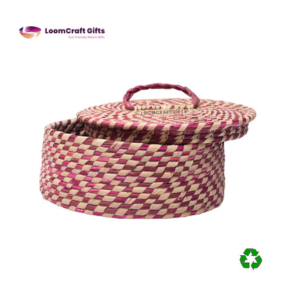 Darbha/Sabai Grass Roti Box – 100% Natural Pulka/Chapati Storage Box | 8x3 Inches | Eco-Friendly