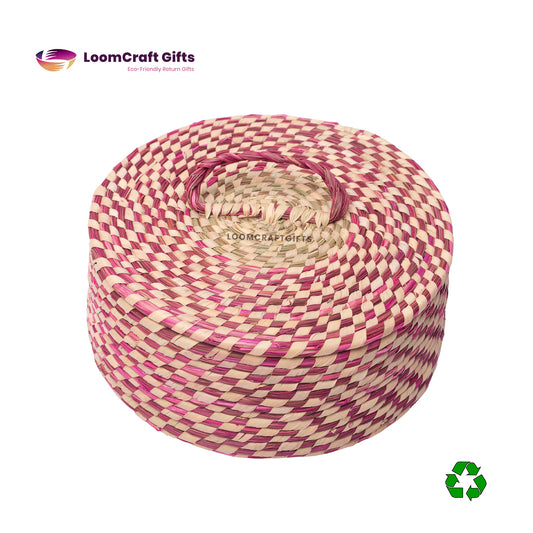 Darbha/Sabai Grass Roti Box – 100% Natural Pulka/Chapati Storage Box | 8x3 Inches | Eco-Friendly