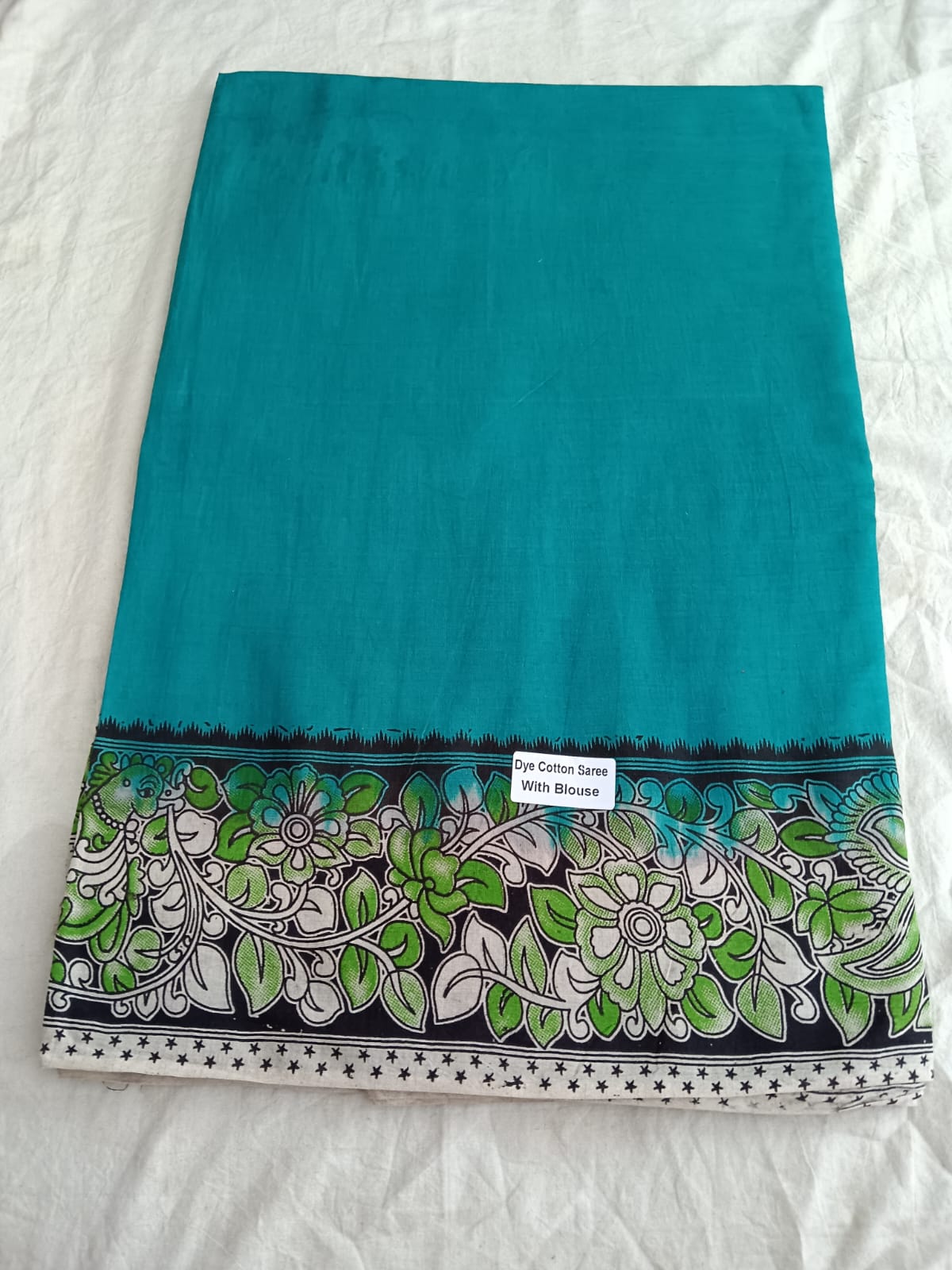 Mint Garden Cotton Saree