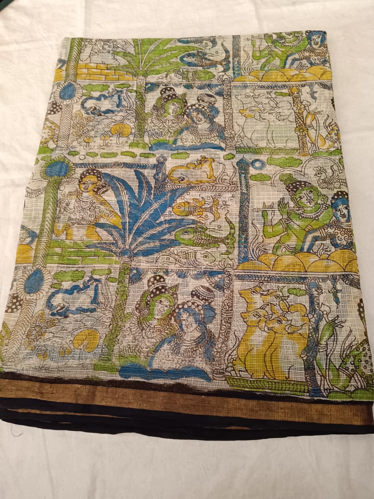 Ras Leela cotton saree