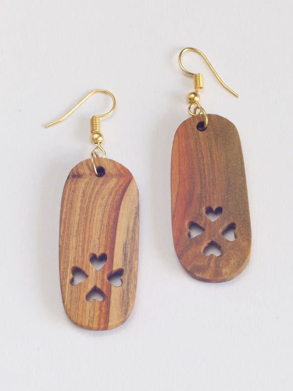 Rectangle with Heart Cutouts