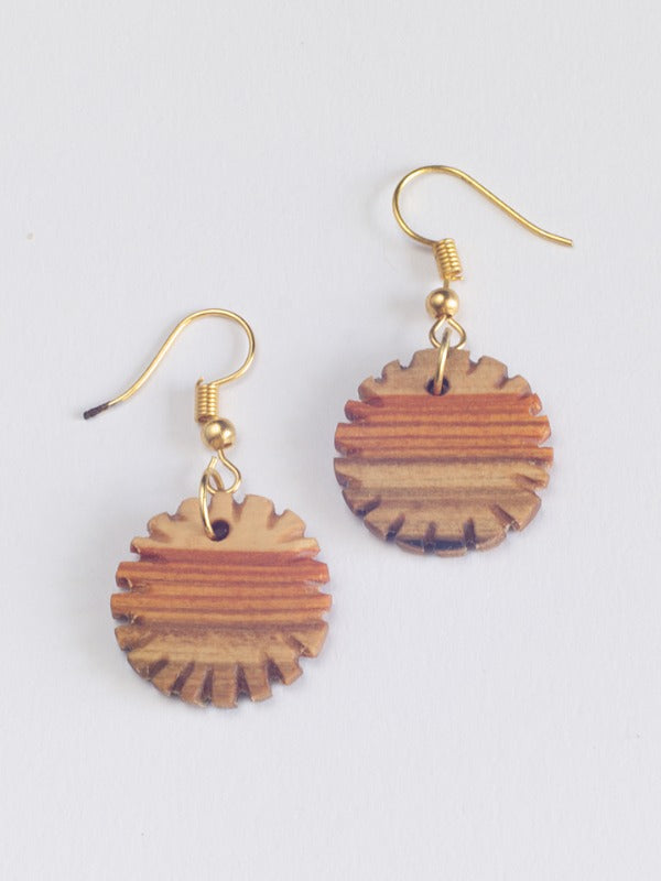 Sunburst Circles earrings