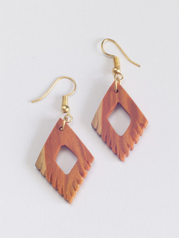 Triangle Fan Earrings