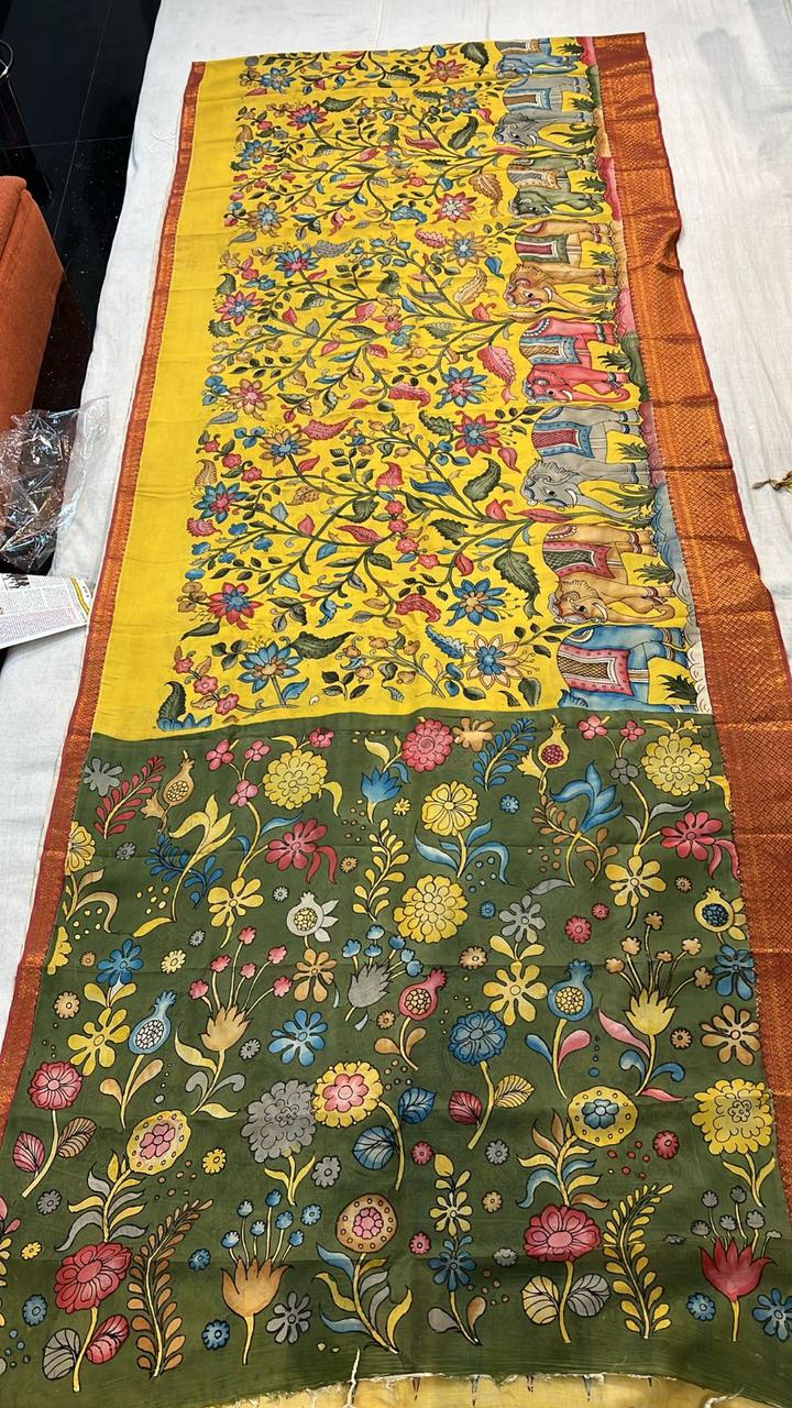 Vana Kusumam silk saree