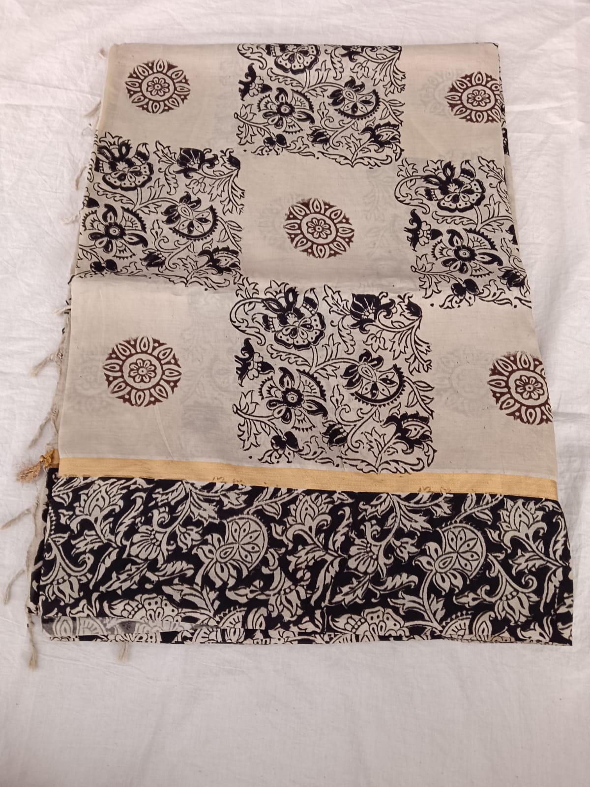 Vintage Garden Silk Saree